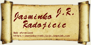 Jasminko Radojičić vizit kartica
